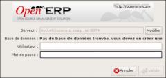 Identification sur le serveur OpenERP