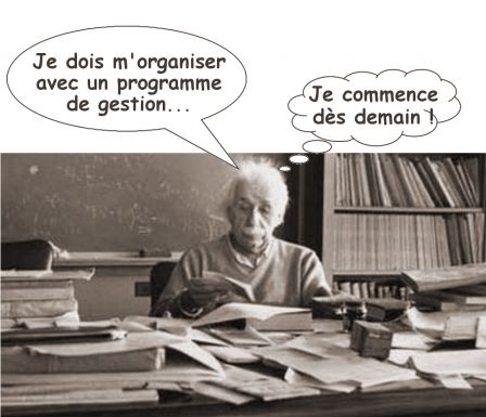 Albert Einstein avait la réputation de ne pas organiser son bureau Albert Einstein avait la réputation de ne pas organiser son bureau